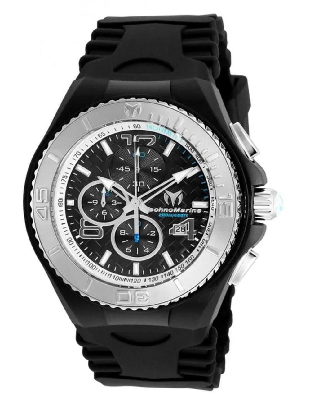 TechnoMarine Cruise JellyFish Men's Watch - 46mm, Black (TM-115110)